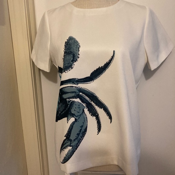 J. Crew Crab graphic design top - Picture 5 of 6